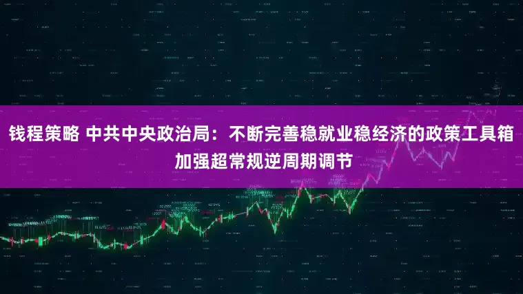 钱程策略 中共中央政治局：不断完善稳就业稳经济的政策工具箱 加强超常规逆周期调节